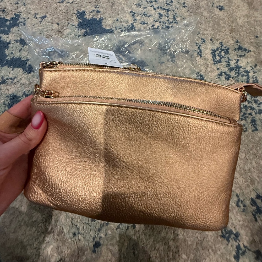 Metallic Gold Women's Bag
